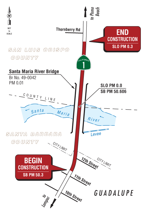 Graphic of project location map