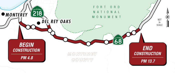 Graphic of project location map