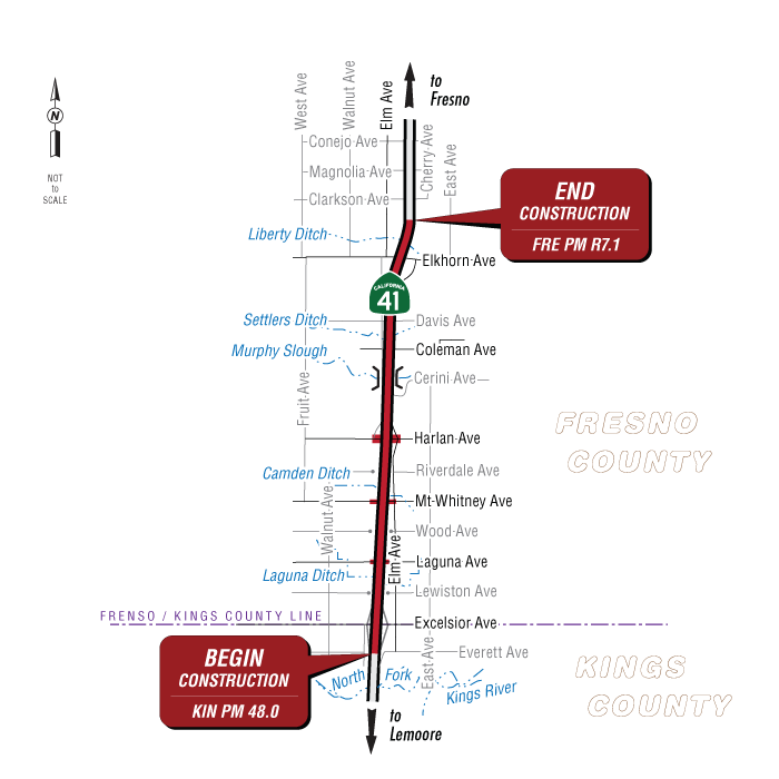 Graphic of project location map