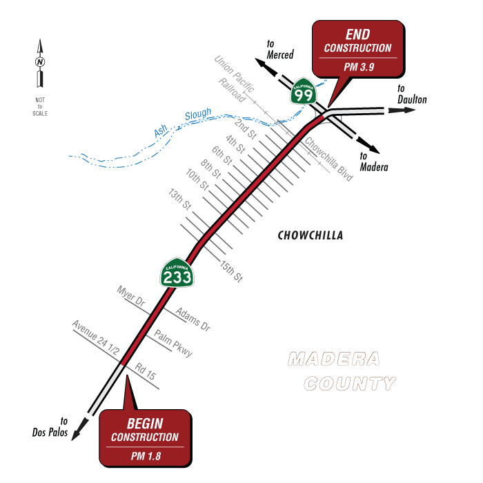 Graphic of project location map.