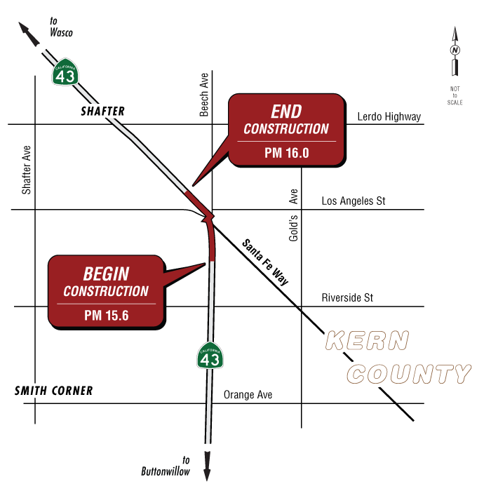 Graphic of project location map.