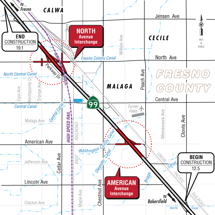 Graphic of project location map