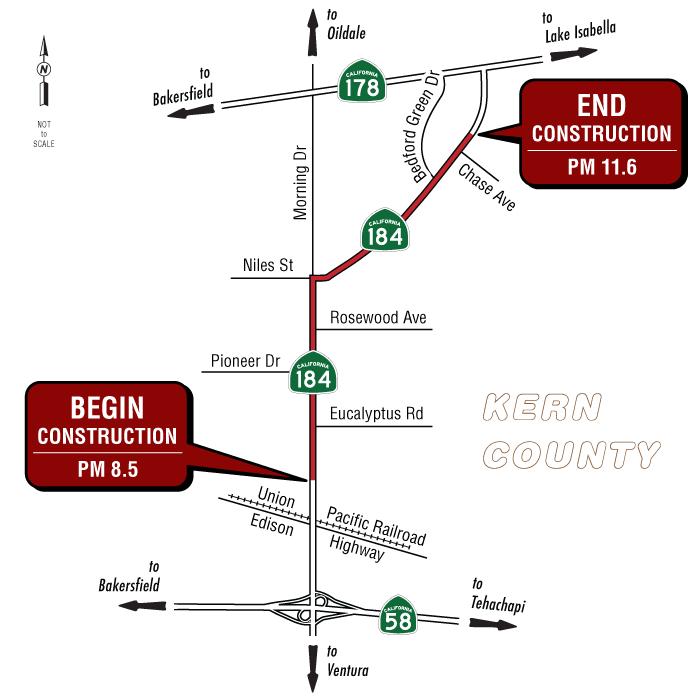 Graphic of project location map