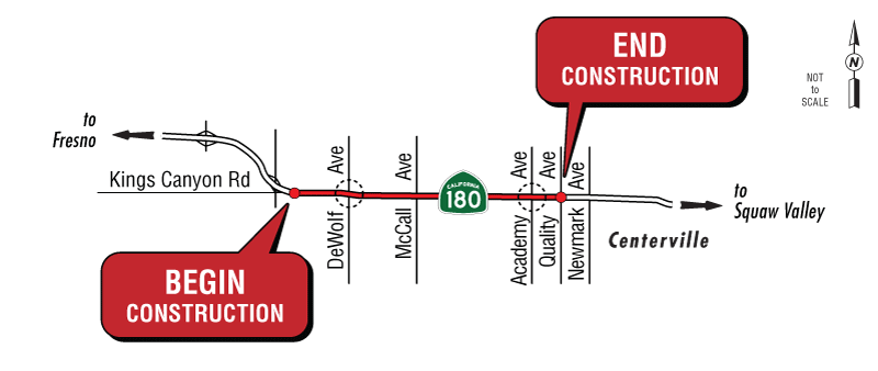 Graphic of project location map