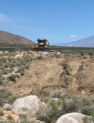 bulldozer clearing land