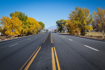 U.S Highway 395 looking towards Bishop