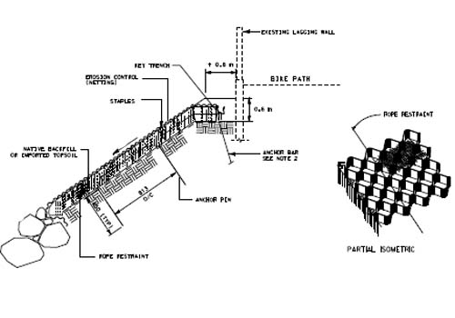 Cellular confinement drawing detail