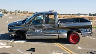 Damage to Vehicle after test